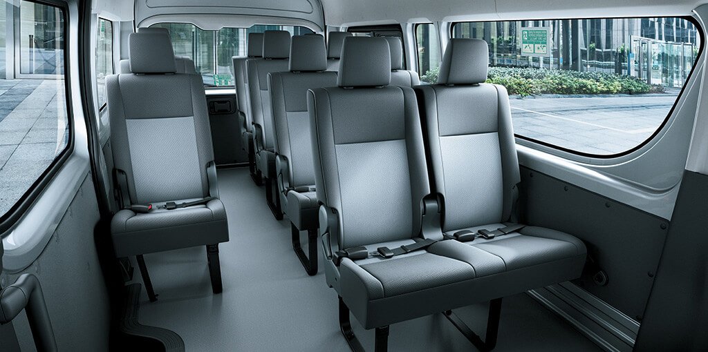 Toyota Hiace inside